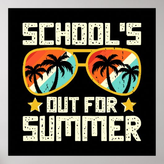 Poster Les Vacances Scolaires D'Été (Devant)