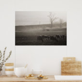 Poster Les vaches dans le fond (Cuisine)
