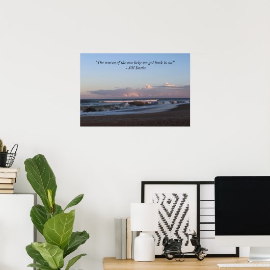 Poster Les Vagues (Bureau à domicile)