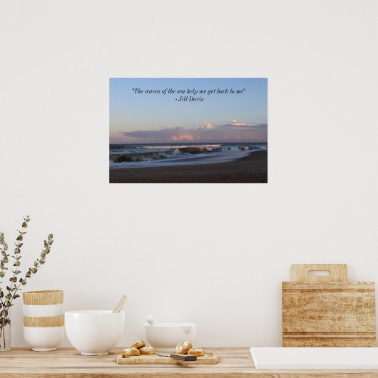Poster Les Vagues (Cuisine)