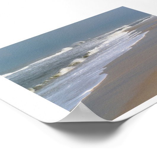 Poster Les vagues se précipitent (Coin)