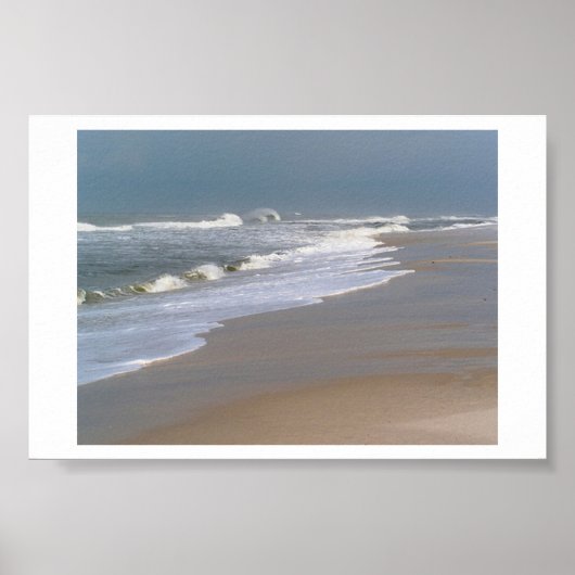 Poster Les vagues se précipitent (Devant)