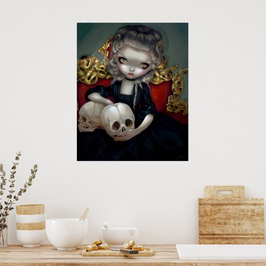 Poster Les Vampires: Les Crânes ART PRINT rococo vampire (Cuisine)