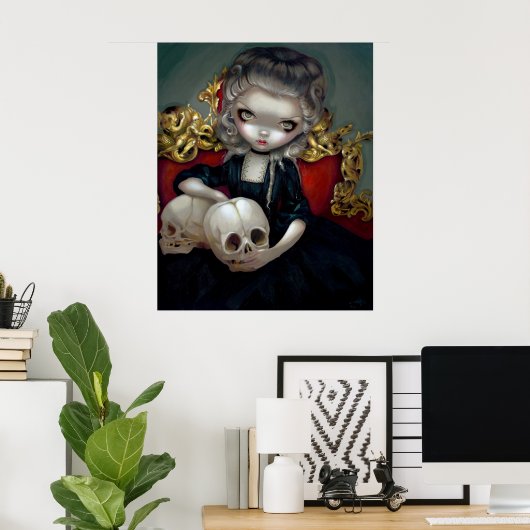 Poster Les Vampires: Les Crânes ART PRINT rococo vampire (Bureau à domicile)