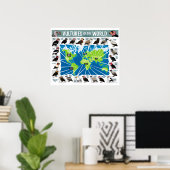 Poster Les vautours du monde (Bureau à domicile)