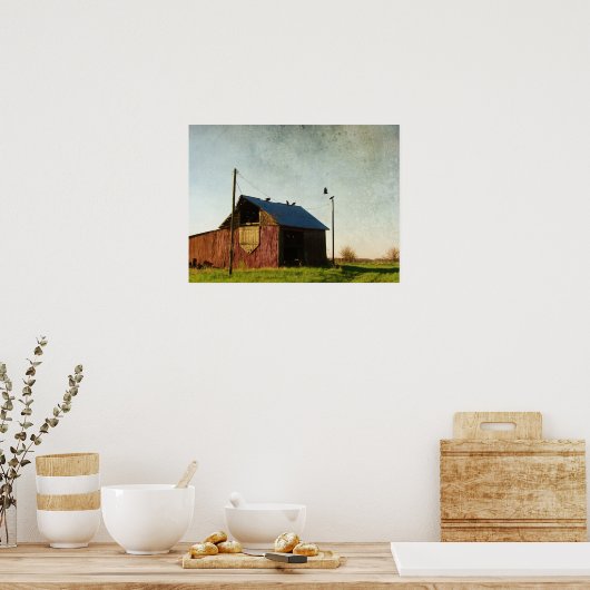 Poster Les vautours et la grange (Cuisine)