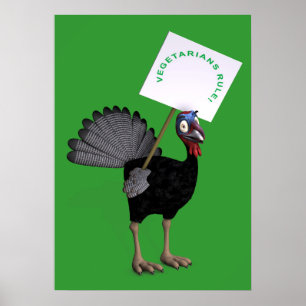 Poster Les végétariens dominent !