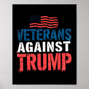 Poster Les vétérans contre la Constitution Trump contre l