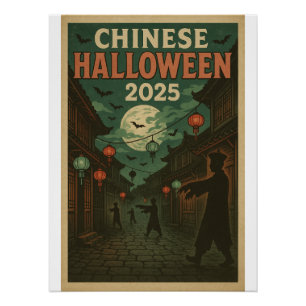 Poster Les vieilles peurs remontent - Halloween chinois 2