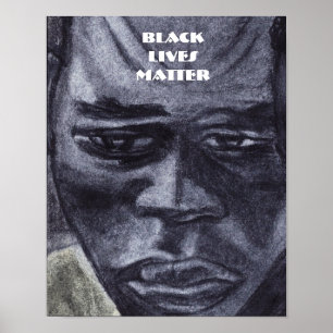 POSTER LES VIES NOIRES IMPORTENT NEGRO