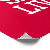 Poster Les virgules rouges et blanches sauvent des vies a (Coin)