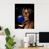 Poster Les visages de la déesse - La pierre (Bureau à domicile)