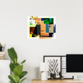 Poster Les visages du cubisme (Bureau à domicile)