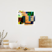 Poster Les visages du cubisme (Cuisine)