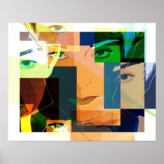 Poster Les visages du cubisme (Devant)