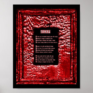 Poster Les visages du péché