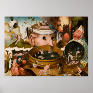 Poster Les Visions de Tondal, 1479 par Hieronymus Bosch