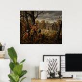 Poster Les Visiteurs (Bureau à domicile)