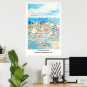 Poster Les visiteurs d'été de Maurice Prendergast (Bureau à domicile)