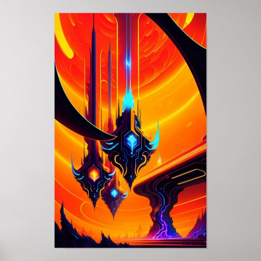 Poster Les visiteurs Ken Gage Sci-Fi (Devant)