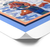 Poster "Les voiles de séchage" par Andre Derain vers 1905 (Coin)