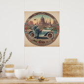 Poster Les Voitures des Frères Duryea 1861 02X (Cuisine)