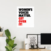 Poster Les Voix des femmes s'en sortent (Bureau à domicile)