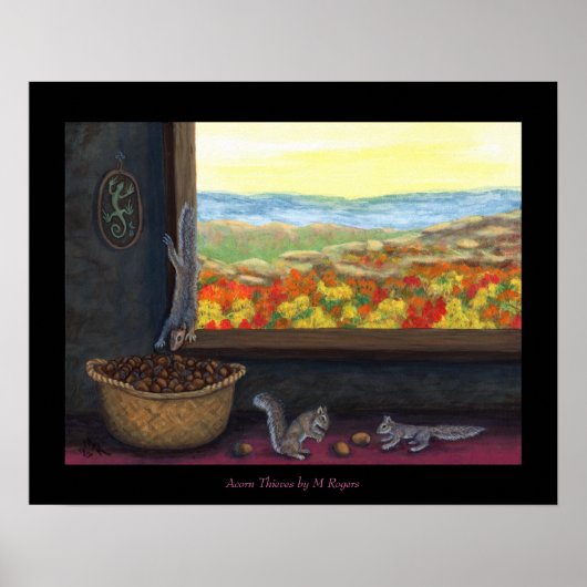 Poster Les voleurs d'Acorn - Art de la nature (Devant)