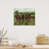 Poster Les Voyageurs - Edgar Degas Art (Cuisine)