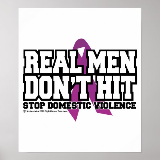 Poster Les vrais hommes ne frappent pas (Devant)