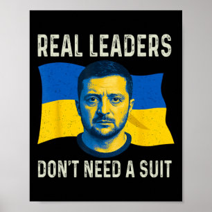 Poster Les vrais leaders de l'Ukraine n'ont pas besoin de