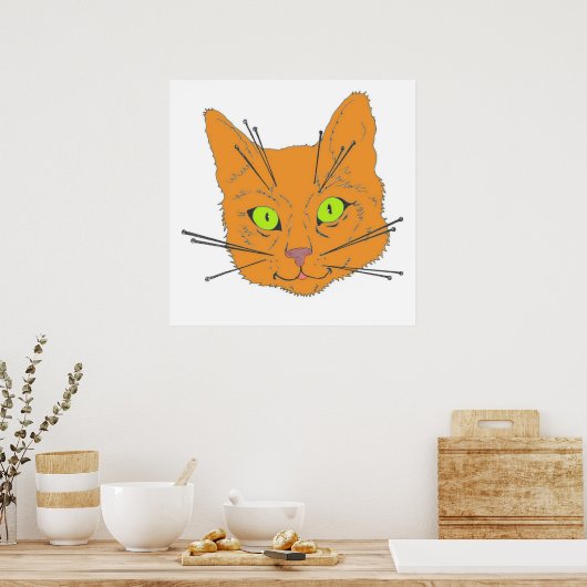 Poster Les Whiskers de chat (Cuisine)