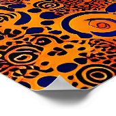 Poster "Les Whispers solaires dans le ciel" Le soleil (Coin)