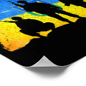 Poster Les Wolverines soutiennent l'Ukraine (Coin)