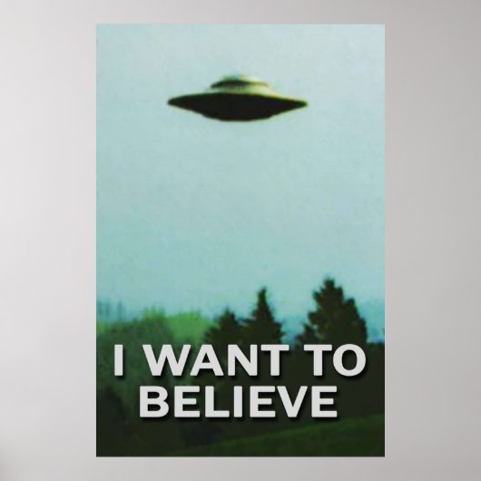Poster Les XFiles que je veux croire original (Devant)