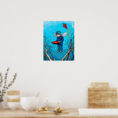 Poster Les yeux dans le ciel (Cuisine)