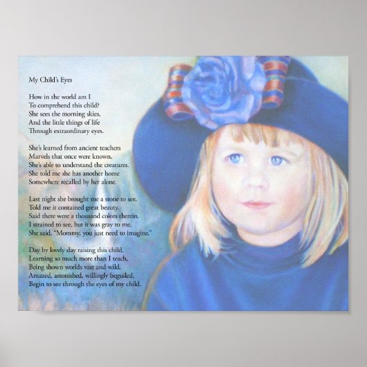 Poster Les yeux de mon enfant (Devant)