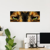 Poster Les yeux des chats (Bureau à domicile)