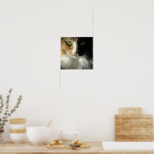 Poster Les Yeux du Chat (Cuisine)