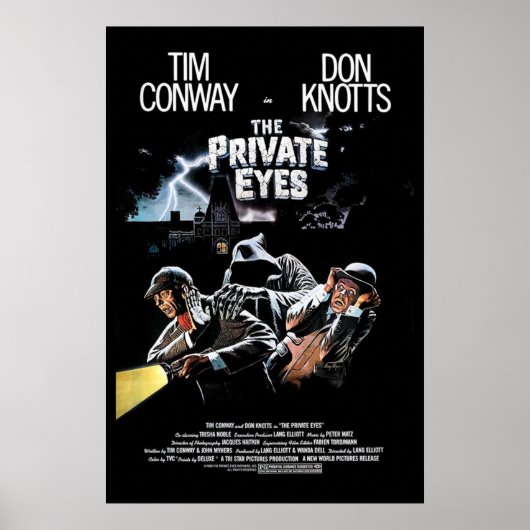 POSTER LES YEUX PRIVÉS (Devant)