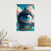 Poster Les Yeux Vous Regardent (Cuisine)