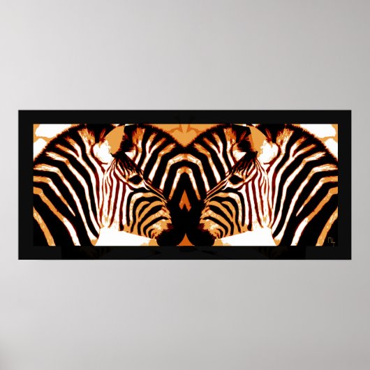 Poster Les zèbres amoureux (Devant)