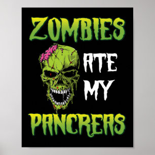 Poster Les zombies ont mangé mon pancréas Sensibilisation