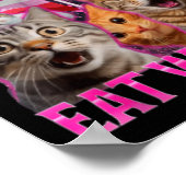 Poster Lesbians Eat What_ Funny Cat Rude Gay Pride Lgbtq  (Coin)