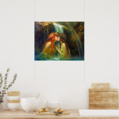 Poster Lesbiennes en chute d'eau (Cuisine)