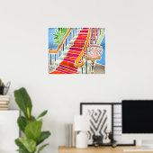 Poster L'Escalier (Bureau à domicile)