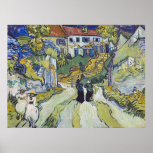 Poster L'escalier de Vincent van Gogh à Auvers (1890)