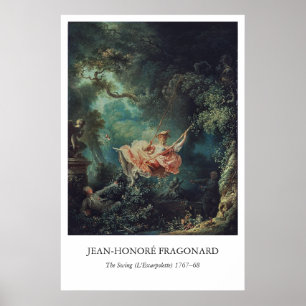 Poster L'Escarpolette de Fragonard – Art rococo