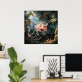 Poster L'Escarpolette de Jean-Honoré Fragonard (Bureau à domicile)