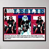 Leslie Cochran, Sans-abri, Coupe-de-mouton, Activi